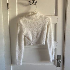Fuzzy Cropped Sweater